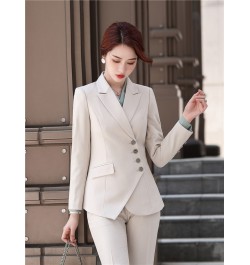 Begie Blazer women 2022 Autumn Spring Female Suit Jacket For Woman Elegant Stylish Office Wear Coats On Offer With $81.08 - S...