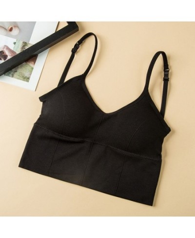 Women camisole sexy sports vest extension suspenders removable chest wrap pad underwear stretch corset Tank tops Clothes $12....