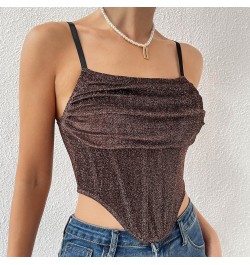 Women Sexy Clothes Beading Sleeveless Backless Halter Crop Top Club Vintage Tank Tops 3x Womens Tops $27.03 - Underwear