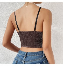 Women Sexy Clothes Beading Sleeveless Backless Halter Crop Top Club Vintage Tank Tops 3x Womens Tops $27.03 - Underwear