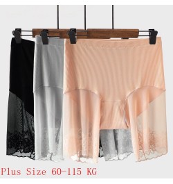 Women's Shorts Plus Large Size High Waist Short Under Skirt Sexy Lace Safety Shorts Boyshort Pants Underwear Safety Pants $16...