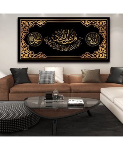 Muslim Islam Quran Art Poster Mosque Ramadan Wall Art Decor Canvas Painting Prints Pictures Bedroom Living Room Decoration $3...