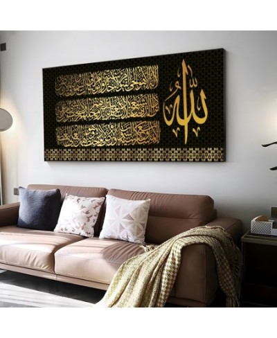 Muslim Islam Quran Art Poster Mosque Ramadan Wall Art Decor Canvas Painting Prints Pictures Bedroom Living Room Decoration $3...