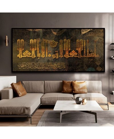 Muslim Islam Quran Art Poster Mosque Ramadan Wall Art Decor Canvas Painting Prints Pictures Bedroom Living Room Decoration $3...