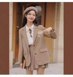 New Spring Autumn Khaki Blazer Women Pockets Casual Suit Women Blazers England Style Suit Blazer Fashion Coats Female $46.75 ...