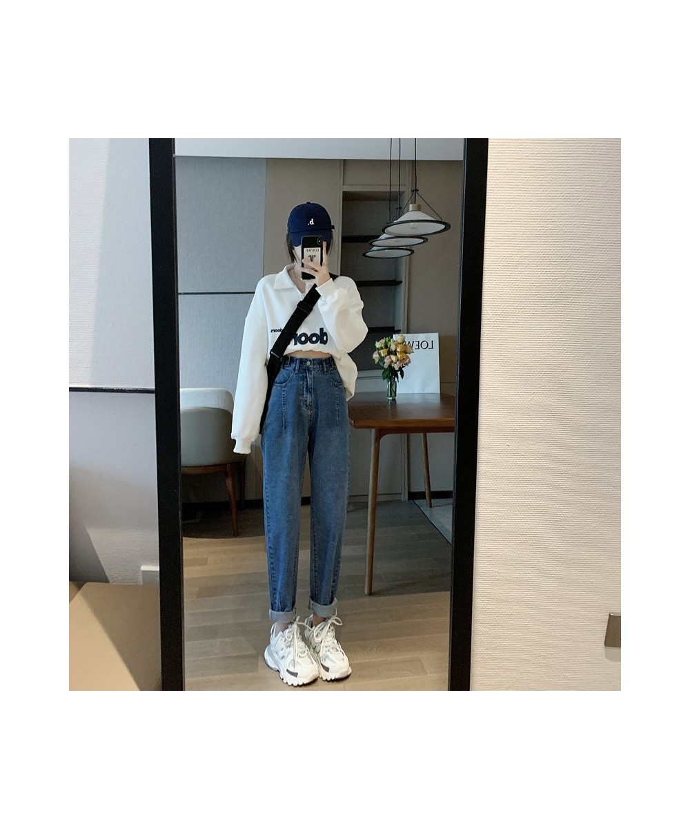 Pant Jeans Women Fashion Autumn Women's Pants High Waist Winter New Slim Straight Harem Pants Womens Clothing $45.33 - Jeans