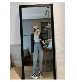 Pant Jeans Women Fashion Autumn Women's Pants High Waist Winter New Slim Straight Harem Pants Womens Clothing $45.33 - Jeans