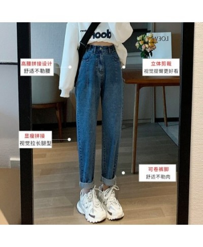 Pant Jeans Women Fashion Autumn Women's Pants High Waist Winter New Slim Straight Harem Pants Womens Clothing $45.33 - Jeans