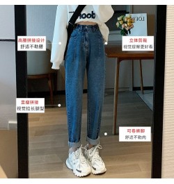 Pant Jeans Women Fashion Autumn Women's Pants High Waist Winter New Slim Straight Harem Pants Womens Clothing $45.33 - Jeans