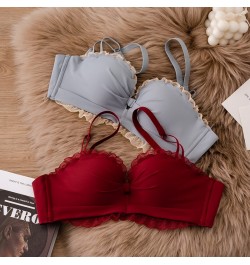 Sexy Lace Strapless Push Up Women Bra Seamless 3/4 Cup Non-slip invisible Lingerie Wireless Bralette Underwear Girl Brassiere...