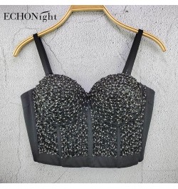 Jewelry Women's Corset Glittery Bustier Gothic Clothes Sequin Corset Top Party Slimming Sheath Belly Women Corsets $37.92 - U...