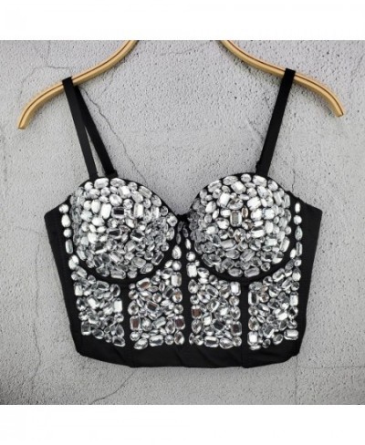 Jewelry Women's Corset Glittery Bustier Gothic Clothes Sequin Corset Top Party Slimming Sheath Belly Women Corsets $37.92 - U...