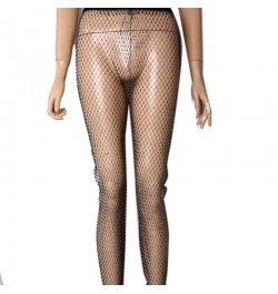 Crystal Diamond Mesh Pants Women Sexy Summer Hollow Out Transparent Loose Long Fishnet Pants Trousers $34.54 - Pants & Capris