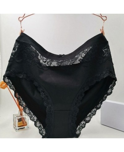 High Quality Lingeries Briefs Women Breathable Cotton Underwear plus size 6XL Lace Bow Big size Women's Panties $14.92 - Unde...