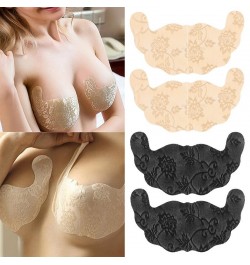 Women Self Adhesive Bra Strapless Invisible Breast Lift Tape Sexy Lace Stick Push Up Pads Women's Underwear Plus Size Sticker...