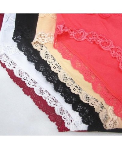 High Quality Lingeries Briefs Women Breathable Cotton Underwear plus size 6XL Lace Bow Big size Women's Panties $14.92 - Unde...