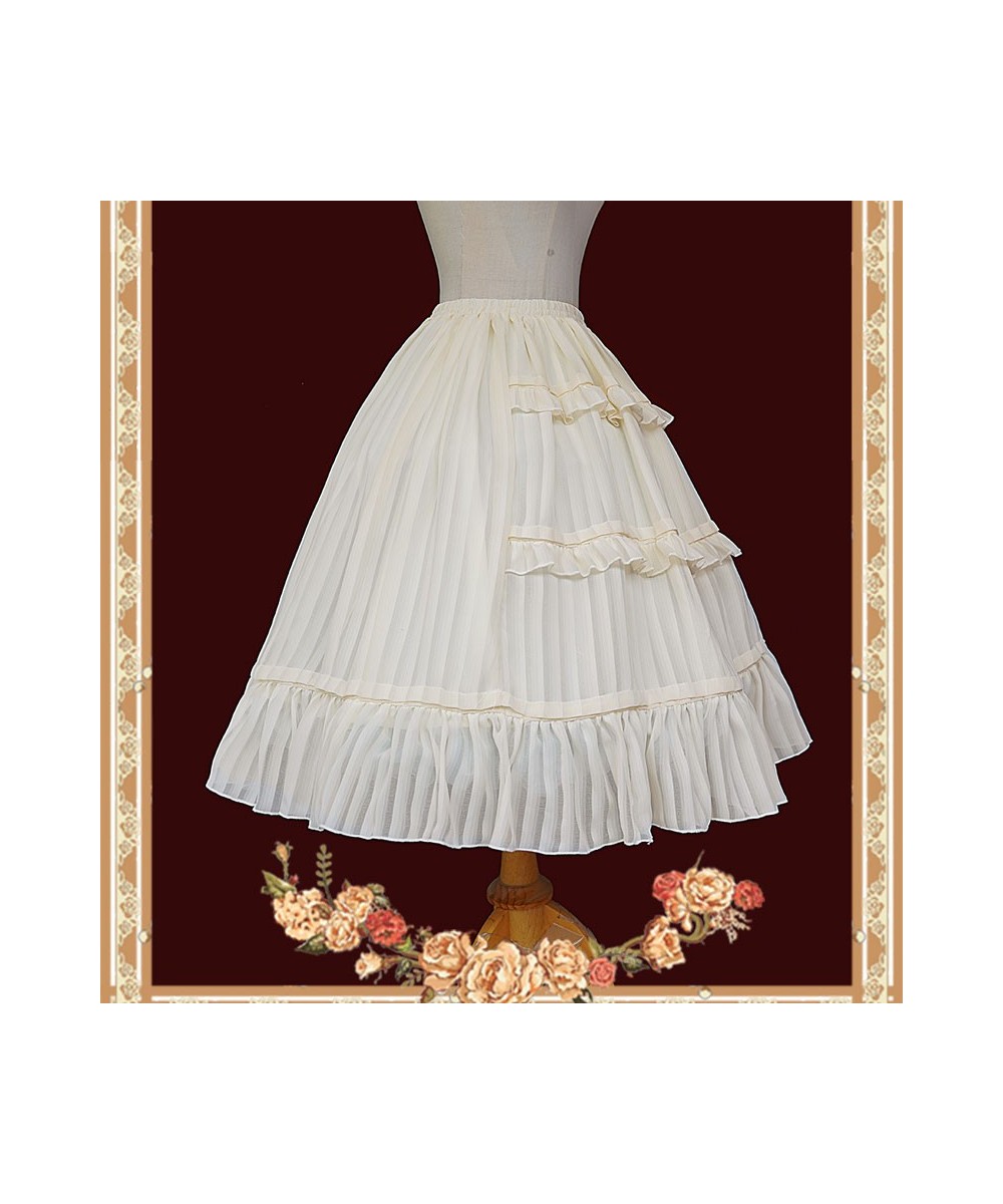 Carola's Garden ~ Sweet Ruffled Lolita Petticoat Midi A-line Pettiskirt by Infanta $64.06 - Bottoms