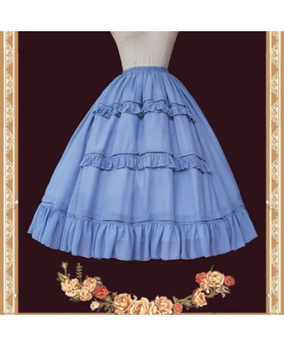 Carola's Garden ~ Sweet Ruffled Lolita Petticoat Midi A-line Pettiskirt by Infanta $64.06 - Bottoms