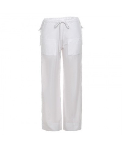 Cargo Pants y2k Women's Trousers Parachute Stylish Woman Street Wear Oversize Wide Leg Loose Casual White Summer Pant 2022 $3...