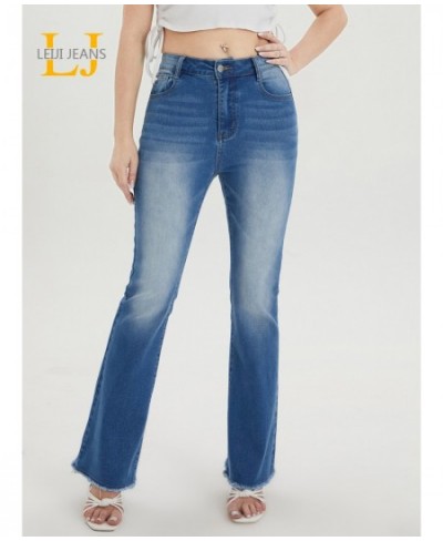 Plus Size Flared Jeans for Women High Waist Stretchy Curvy Women Jeans Full Length 100 Kgs 175 Cms Tall Denim Jeans Pants 202...