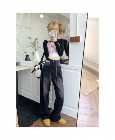 2023 Fashion Sexy Jeans Women Summer Spring Ulzzang Hip Hop Pants Harajuku Loose Kpop Trousers Girls Autumn Gothic Jeans Femm...