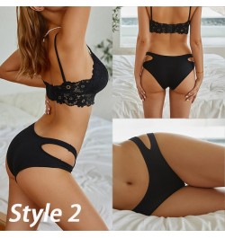 Cotton Women's Panties Underwear Women Sexy Low-Rise Briefs Female Lingerie Front Cross Pantys Hollow Out Underpants Intimate...