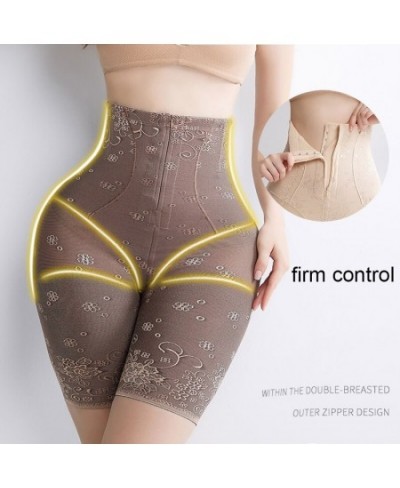 Slimming Pants Sexy Lace Body Shapers with Zipper Double Control Panties Girdles Dress Shapewear Butt Lifter High Waist Train...