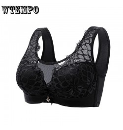 Bra Push Up Women Sexy Lace Bras Plus Size Fashion Sexy Lingerie Wire Free Pink Brallete Bra Thin Crop Top $23.65 - Underwear