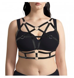 Pentagram Body Bandage Cage Harness For Busty Women's Underwear Harajuku Sexy Plus Size Lingerie Adjust Waist Belt Festival $...