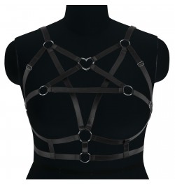 Pentagram Body Bandage Cage Harness For Busty Women's Underwear Harajuku Sexy Plus Size Lingerie Adjust Waist Belt Festival $...