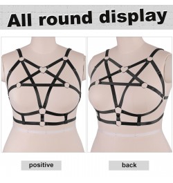 Pentagram Body Bandage Cage Harness For Busty Women's Underwear Harajuku Sexy Plus Size Lingerie Adjust Waist Belt Festival $...