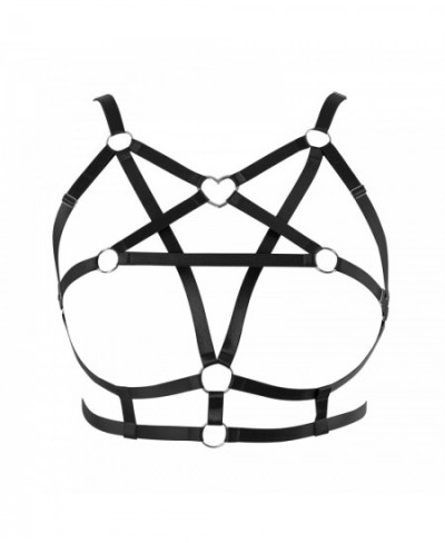 Pentagram Body Bandage Cage Harness For Busty Women's Underwear Harajuku Sexy Plus Size Lingerie Adjust Waist Belt Festival $...