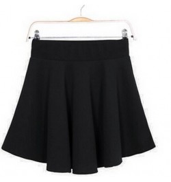 Women High Waist Skirt Spring Summer Solid A-line Skirts Candy Color Elastic Pleated Sexy Short Mini Fashion Bottom $22.80 - ...