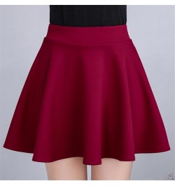 Women High Waist Skirt Spring Summer Solid A-line Skirts Candy Color Elastic Pleated Sexy Short Mini Fashion Bottom $22.80 - ...