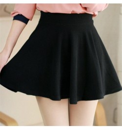 Women High Waist Skirt Spring Summer Solid A-line Skirts Candy Color Elastic Pleated Sexy Short Mini Fashion Bottom $22.80 - ...