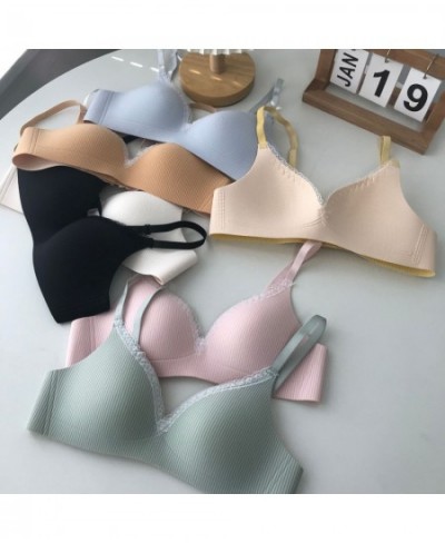 1Pcs Young Women's Push Up Bra For Teenagers Wire Free Bralette Lingerie Female Underwear Solid Everyday Bras With Lace $19.8...