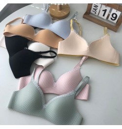 1Pcs Young Women's Push Up Bra For Teenagers Wire Free Bralette Lingerie Female Underwear Solid Everyday Bras With Lace $19.8...