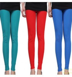 High Quality Milk Silk Nine Leggings Women Elastic Leggings Lady Sporting Legging Fitness Push Up Legging Black White $21.14 ...