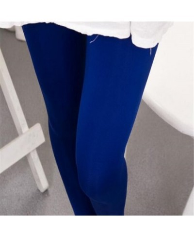 High Quality Milk Silk Nine Leggings Women Elastic Leggings Lady Sporting Legging Fitness Push Up Legging Black White $21.14 ...