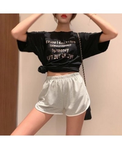 Sleep Bottoms Women Oversize Pajama Shorts Womens Elastic Waist Casual Running Soft Sleepwear Summer Korean Fashion Jogger Ch...