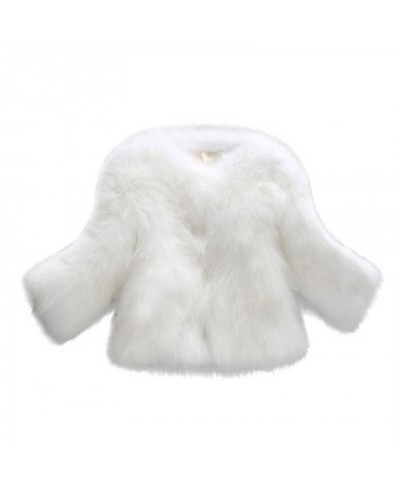 Women Winter Warm Faux Fur Wedding Jacket Fluffy Open Front Cardigan Scarf Shawl $56.72 - Jackets & Coats