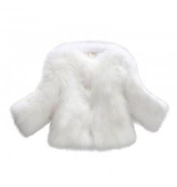 Women Winter Warm Faux Fur Wedding Jacket Fluffy Open Front Cardigan Scarf Shawl $56.72 - Jackets & Coats