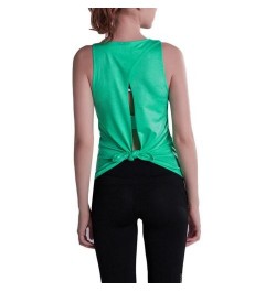 Women's Sports Fitness Vest Solid Color Women Open Back Quick Dry Camisole Tank Top Workout Sports Vest Fitness Quick-drying ...