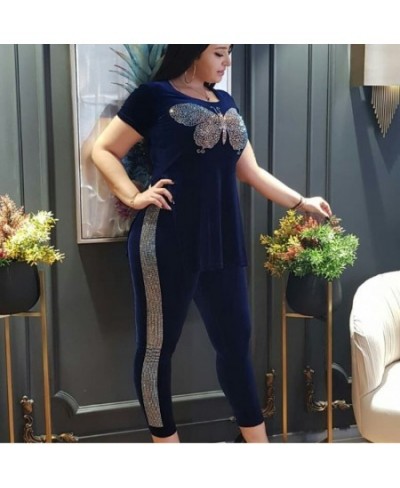 Velvet 2 Piece Set Women African Clothes Autumn Winter Africa Clothing Plus Size High Quality Fashion Suit African Dresses $5...