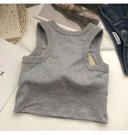 Camisole with Chest Pad Cropped Top Women Vest Tops Sport Bra Seamless Underwear Sexy Push Up Tops Female Brassiere Lingerie ...