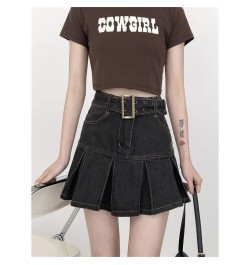 Skirts For Women Fashion Summer Denim Short Skirt Women High Waist Short Skirt Office Lady Casual Slim Jean Skirt Female $49....