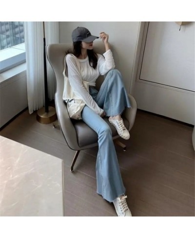 Vintage Denim Flared Pants Women Summer Big Bell Bottom Jeans Spring Wide Leg Trousers Korean Blue Black Y2k Female Streetwea...