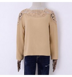 White Blouses Women 2023 Spring New Long Sleeve Hollow Lace Shirts Womens Tops and Blouses Female Shirts Bluses Femininas $32...