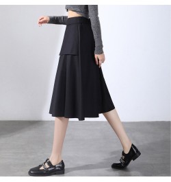 Temperament A-Word Skirt Skirt Female VD3089 New Spring 2022 High Waist Slimmer Than The Knee Mid-Length Casual Pleated Skirt...