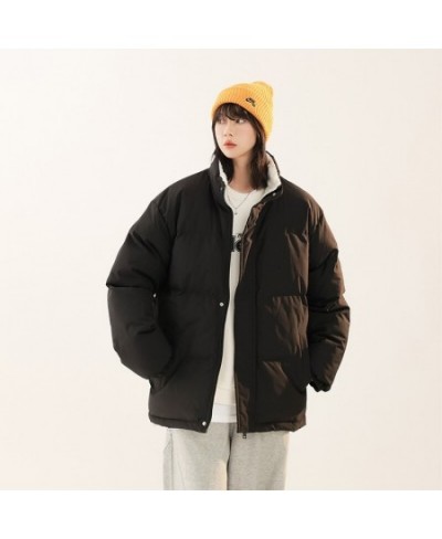 2022 Female Winter Korean New Fashion Versatile Coat Women'S Loose Plush Thickened Warm Stand Collar Cotton Jacket Student To...